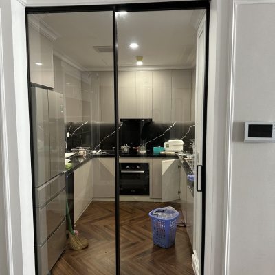 Cửa Lùa Slim Không Ray Dưới